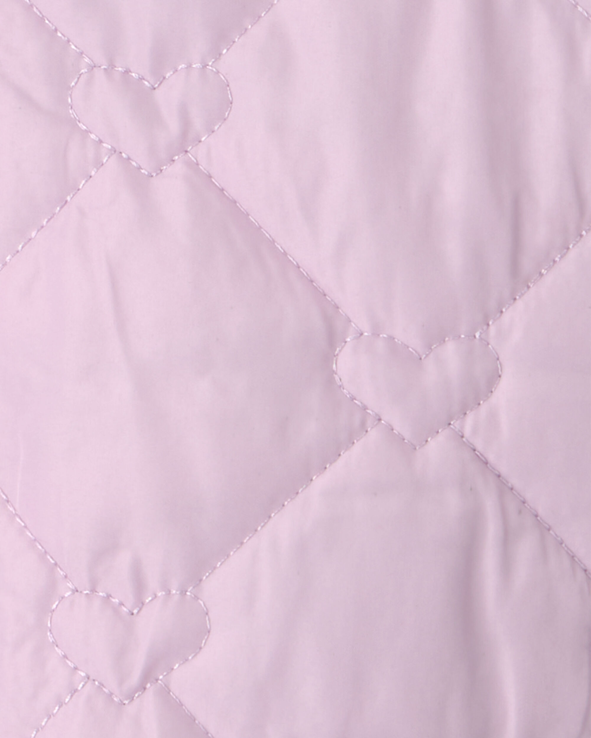 Toddler Girl Hooded Midweight Quilted Jacket - Pink - Image 6