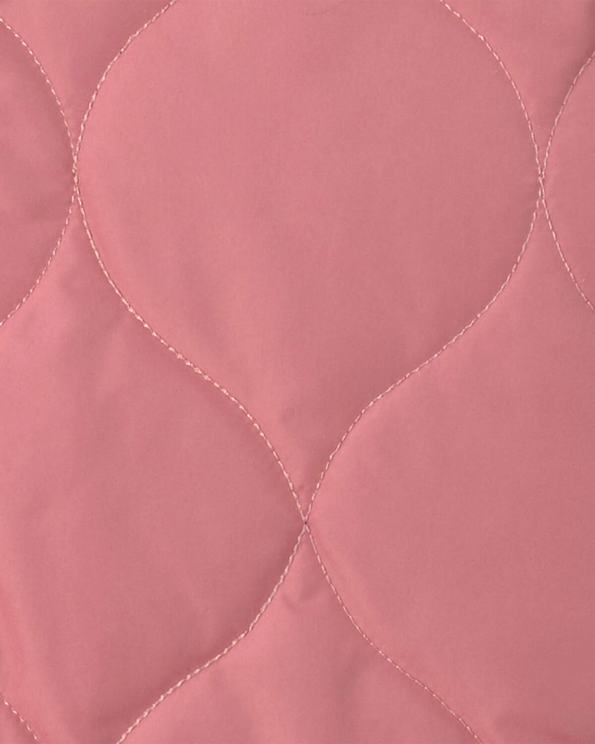 Girls Hooded Midweight Quilted Jacket - Pink - Image 3
