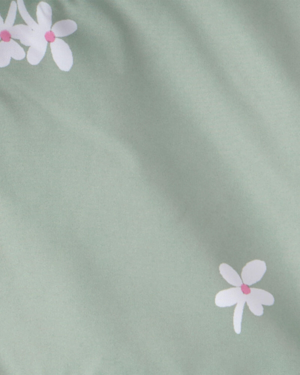 Baby Girl Floral Windbreaker - Green - Image 3