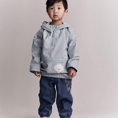 Toddler Hooded Rain Pullover - Pale Blue