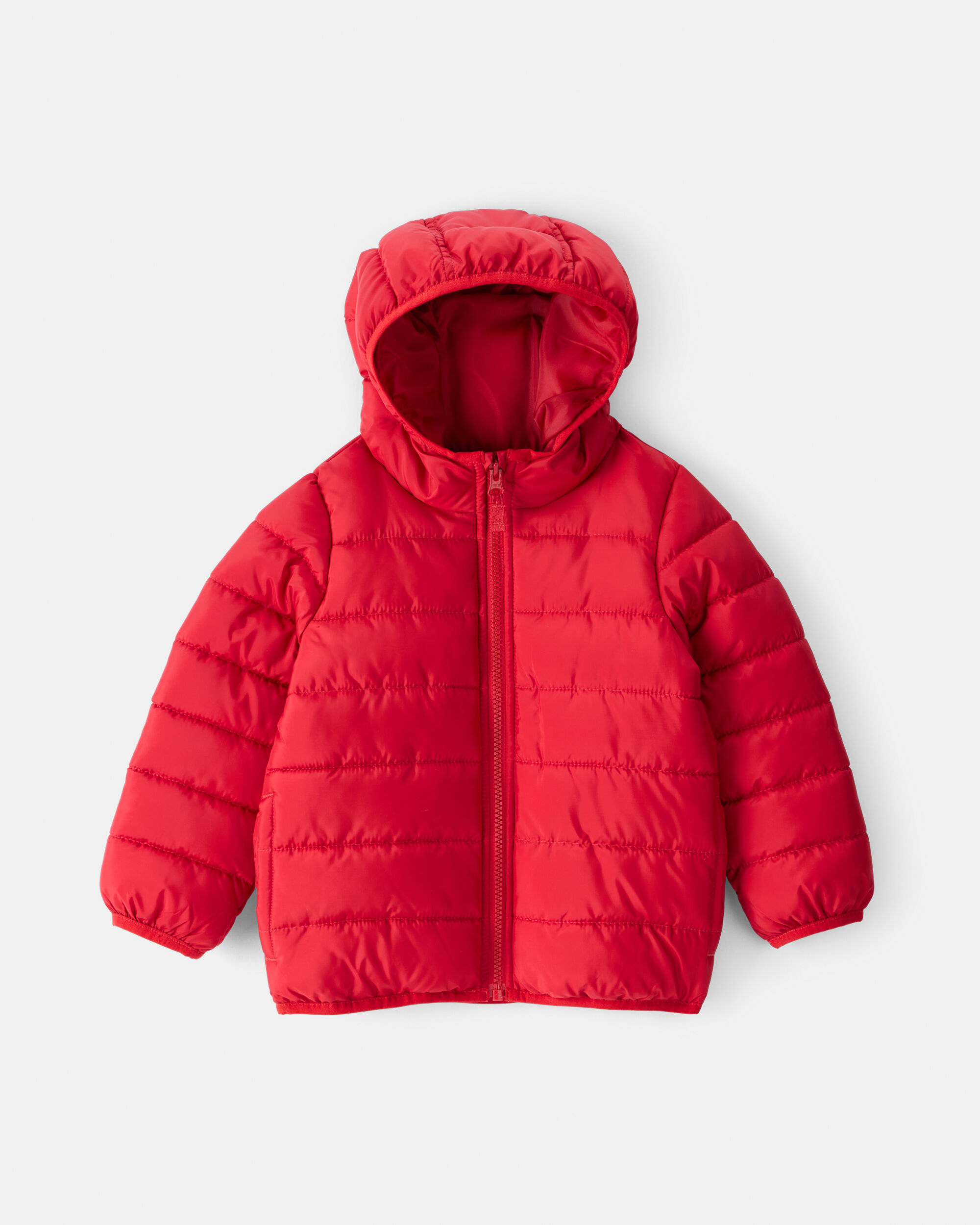 Baby Boy Midweight Packable Puffer - Navy Blue - Image 6
