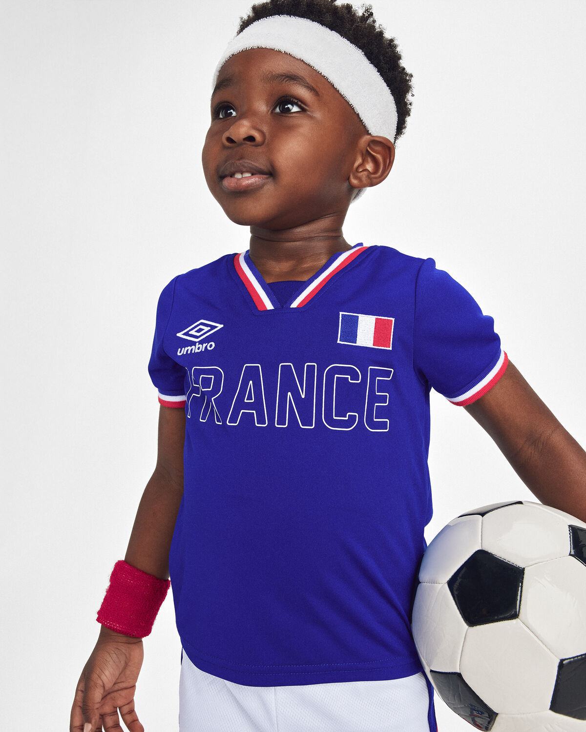 Kids Umbro France Soccer Jersey - Blue - Image 2