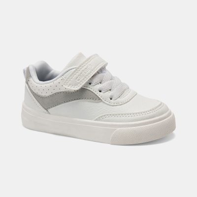 Toddler Boy Casual Shoes - White/Grey