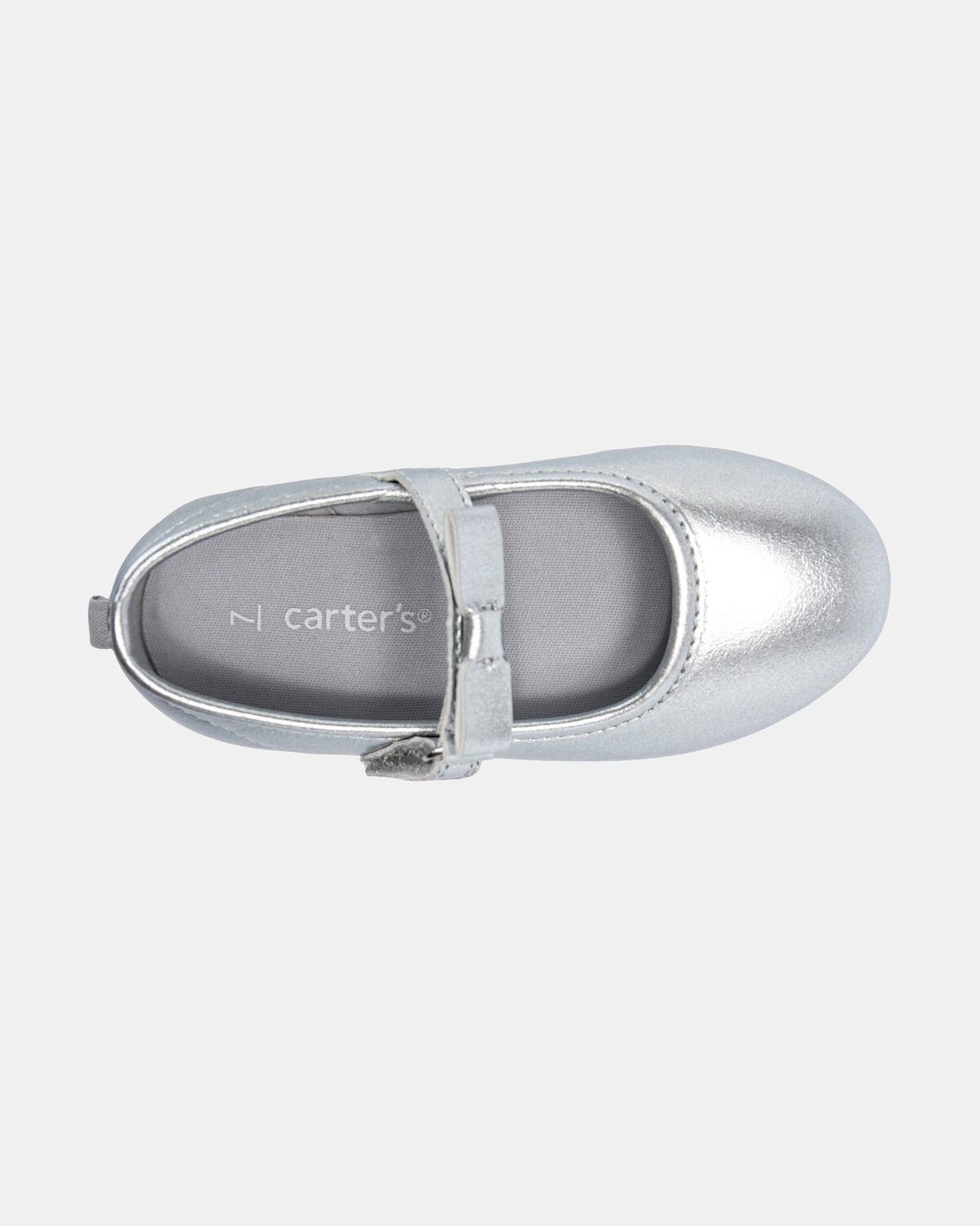 Toddler Girl Dress Shoes - Silver - Image 4
