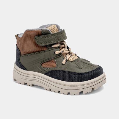 Toddler Boy Ankle Boots - Olive