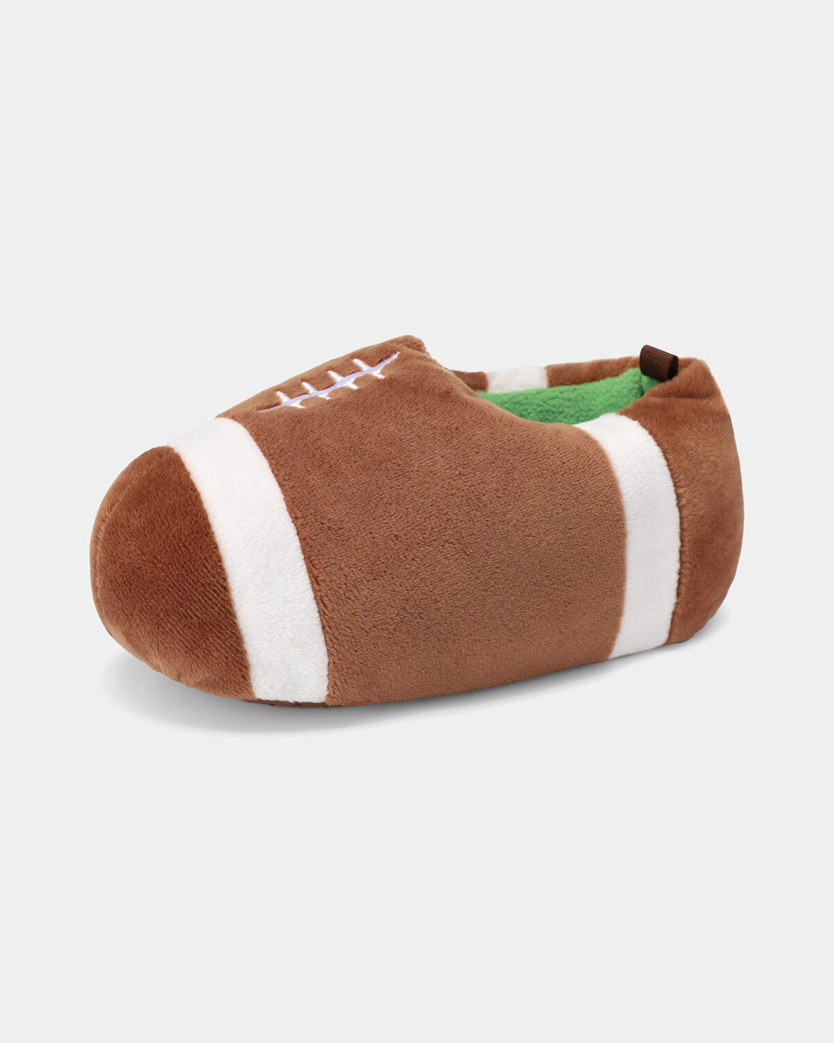 Boys Football Slippers - Brown - Image 5