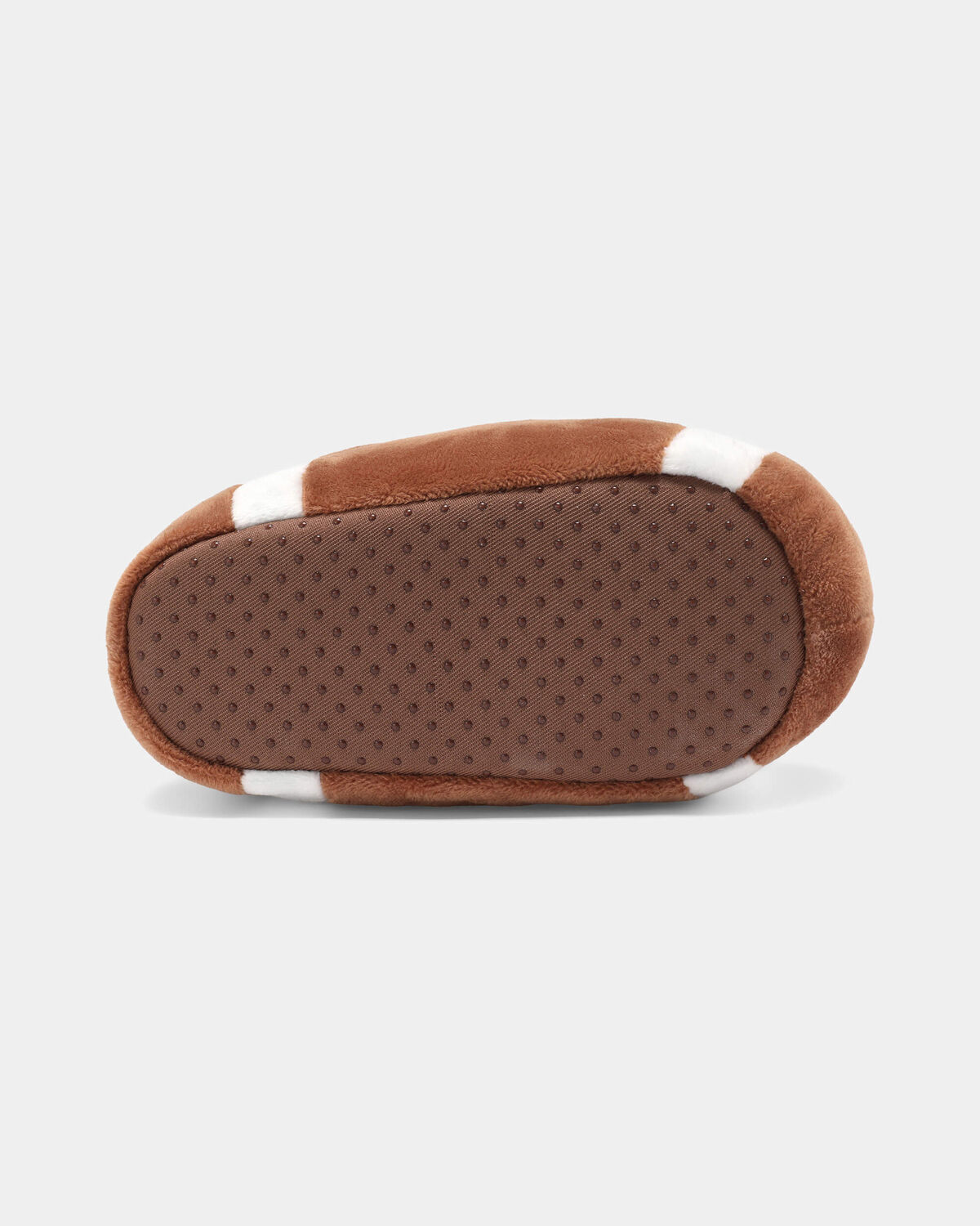 Boys Football Slippers - Brown - Image 6