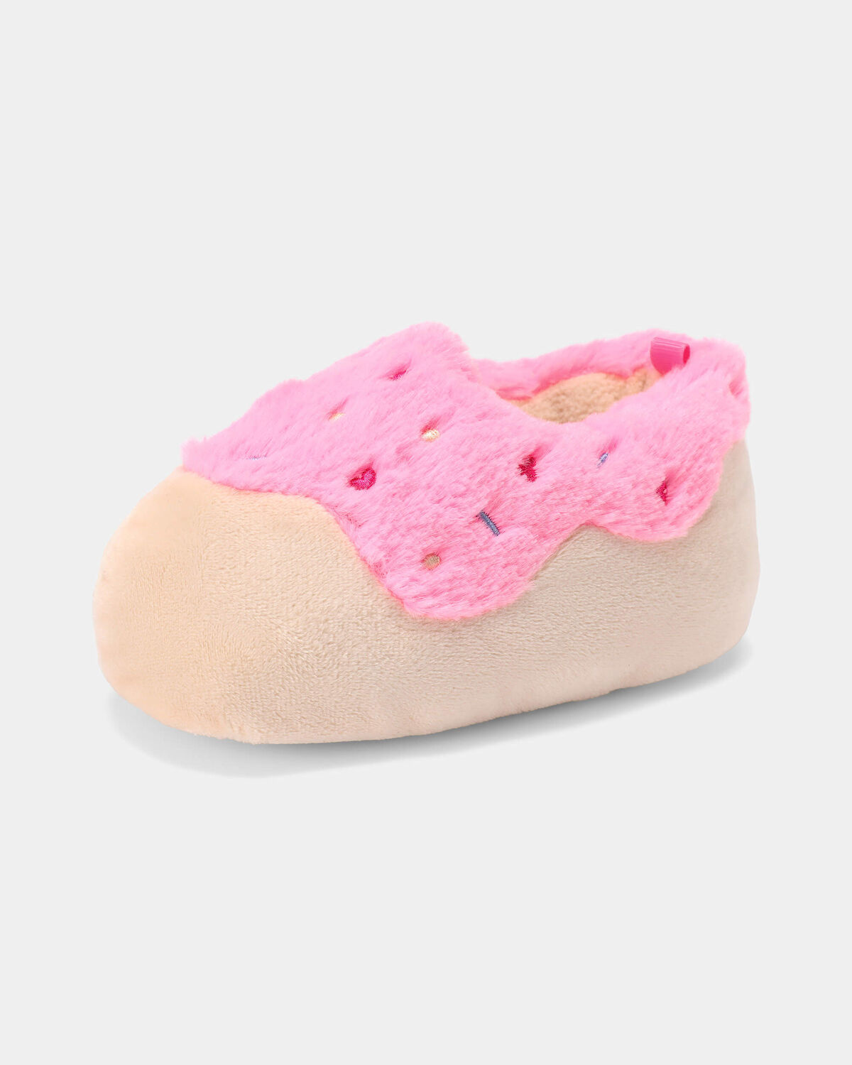 Girls Donut Slippers - Pink/Beige - Image 6
