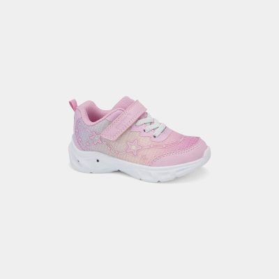 Toddler Girl Star Light-Up Athletic Sneakers - Pink