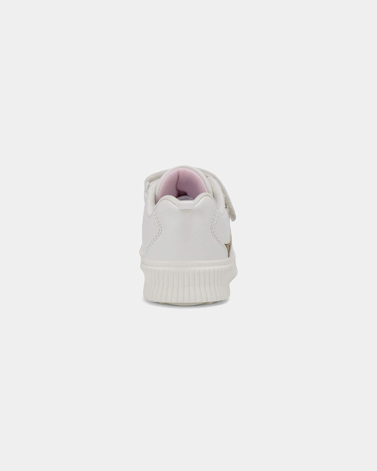 Toddler Girl Leopard Charm Sneakers - White - Image 3