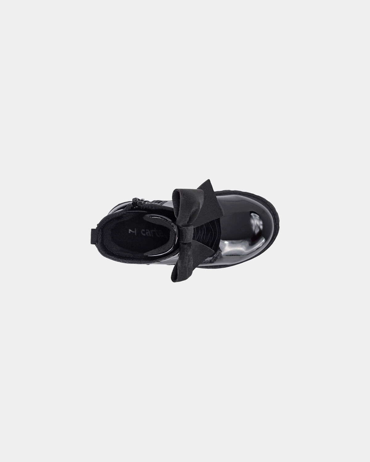 Toddler Girl Bow Combat Boots - Black - Image 4