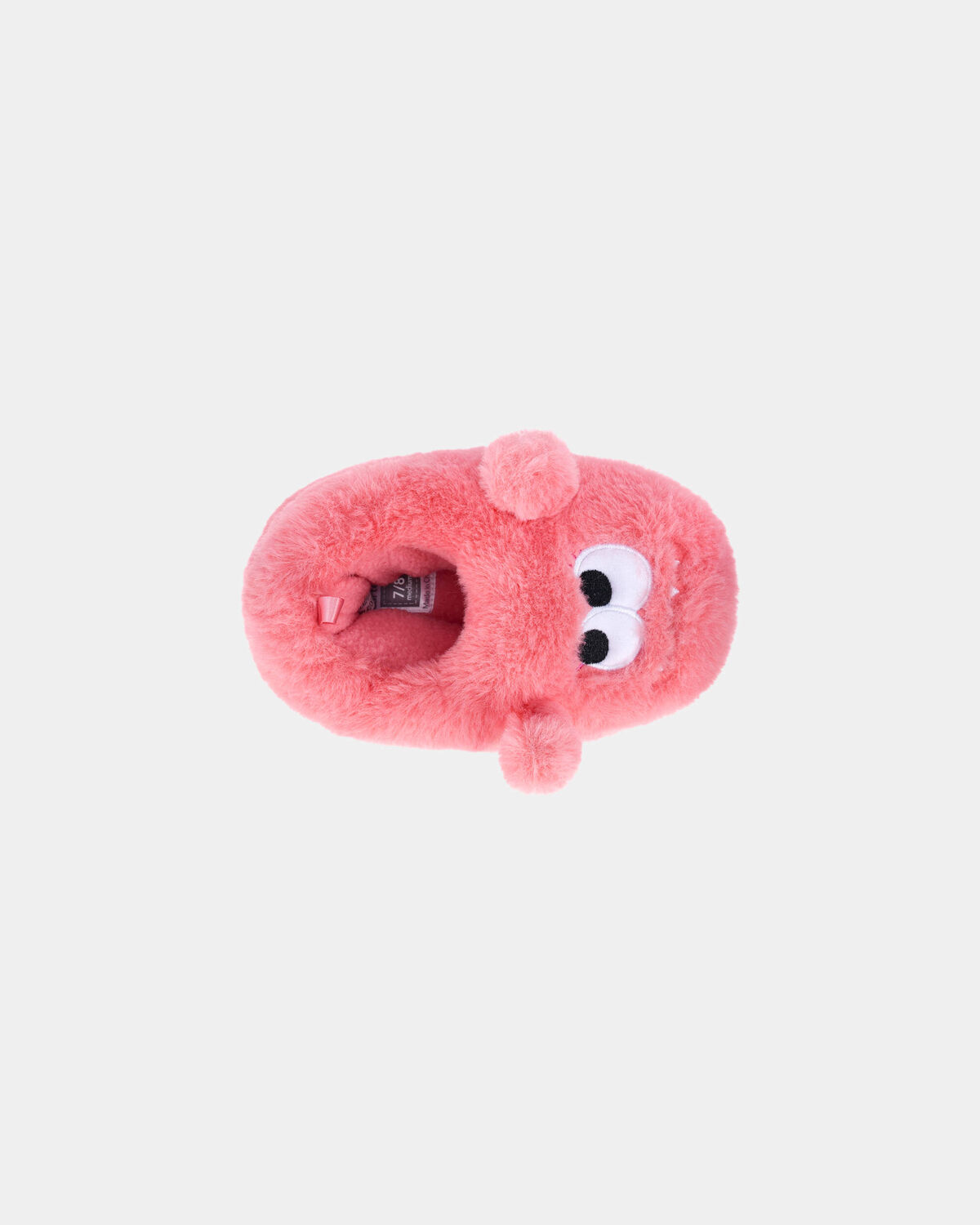 Girls Cozy Monster Slippers - Pink - Image 4