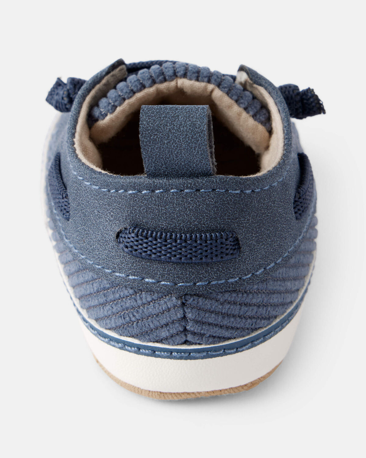 Baby Boy Corduroy Boat Shoes - Blue - Image 3