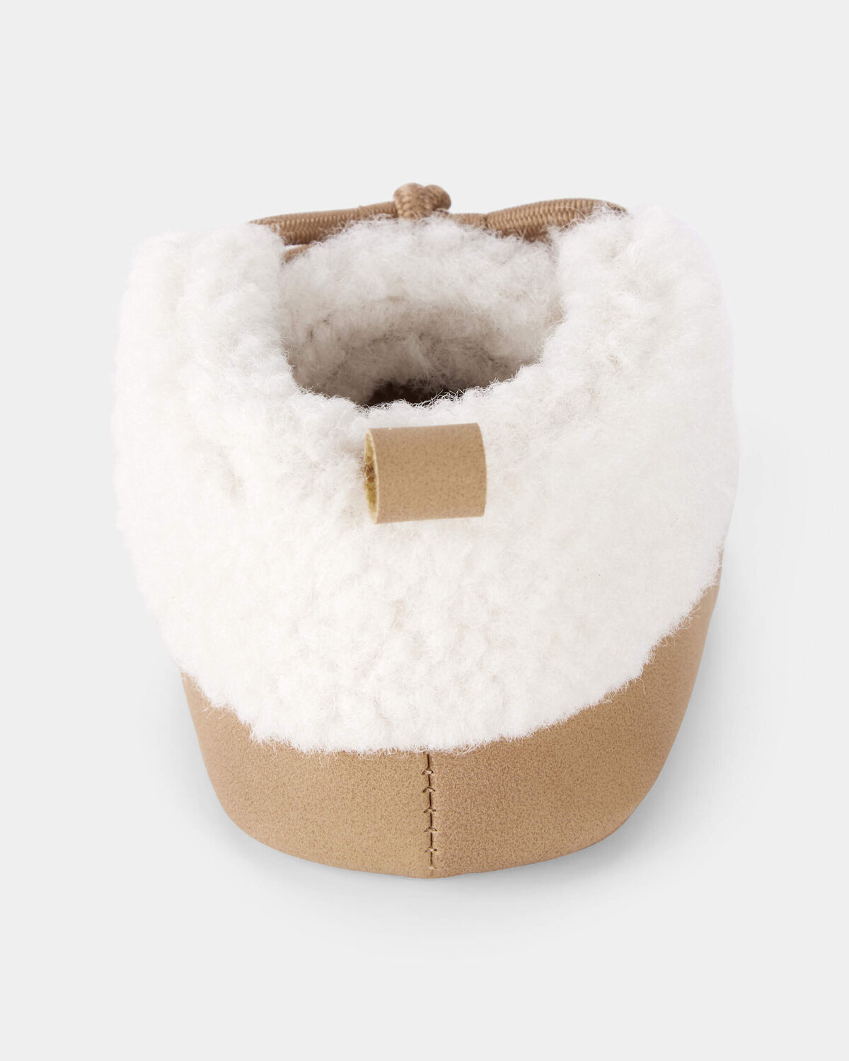 Baby Boy Teddy Fleece Moccasin Boots - Brown - Image 3