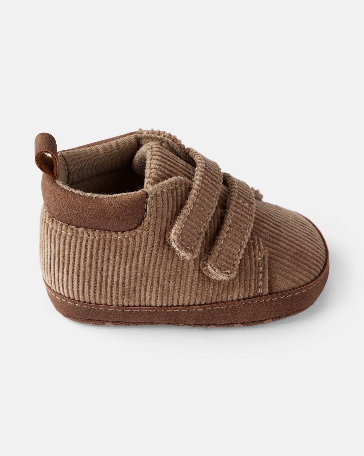 Baby Boy Corduroy High-Top Casual Sneakers - Brown - Image 2
