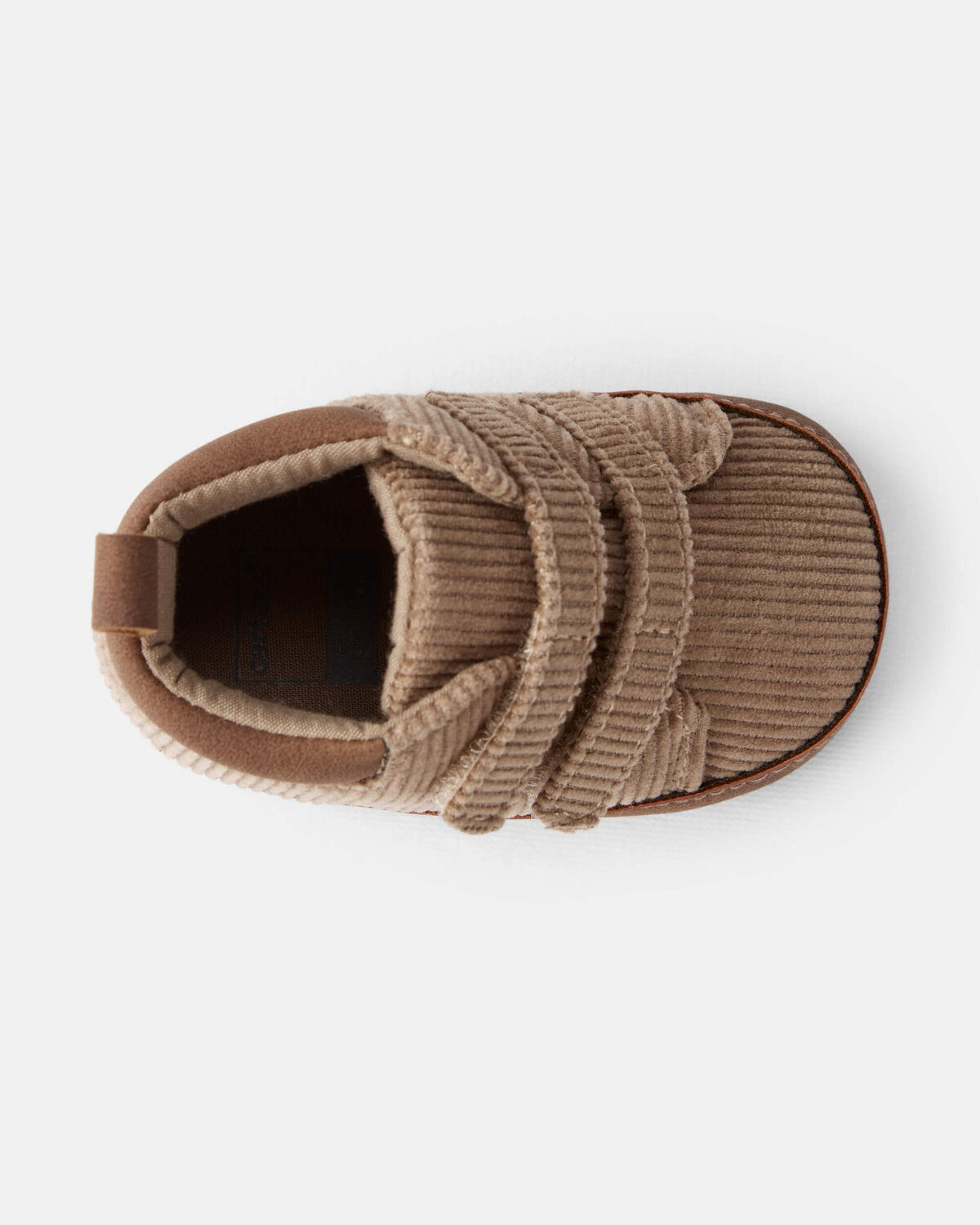 Baby Boy Corduroy High-Top Casual Sneakers - Brown - Image 4