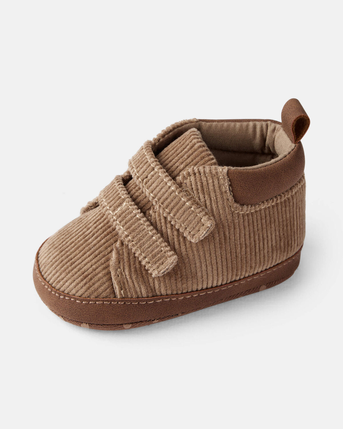 Baby Boy Corduroy High-Top Casual Sneakers - Brown - Image 6