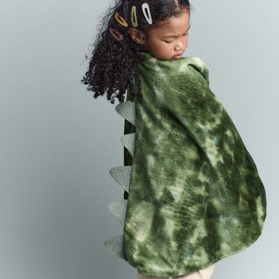 Toddler Believe In Dragons Dress Up Cape - Green