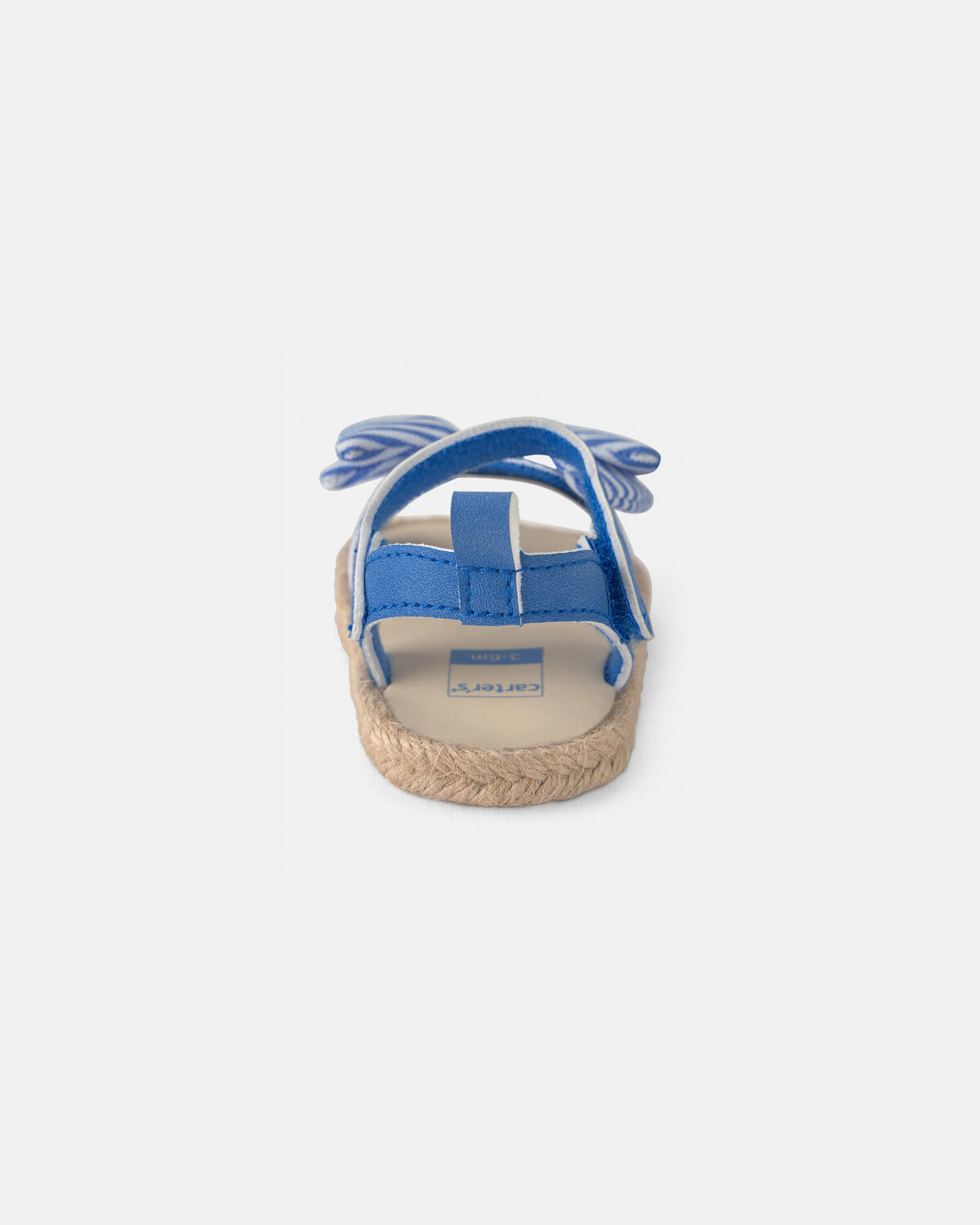 Baby Girl Striped Sandals - Blue - Image 3