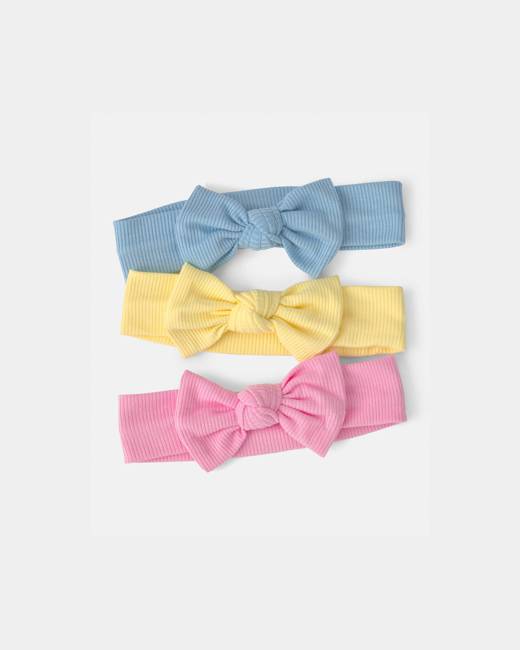 Baby Girl 3-Pack Headbands - Pink - Image 4