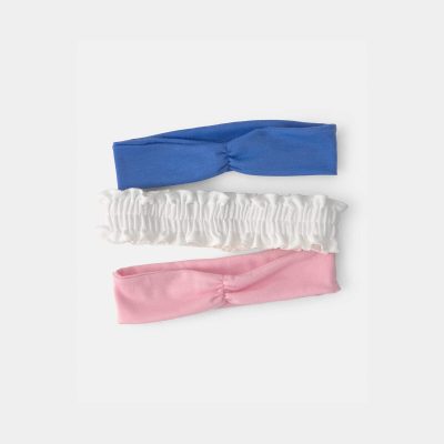 Toddler Girl 3-Pack Solid Headbands