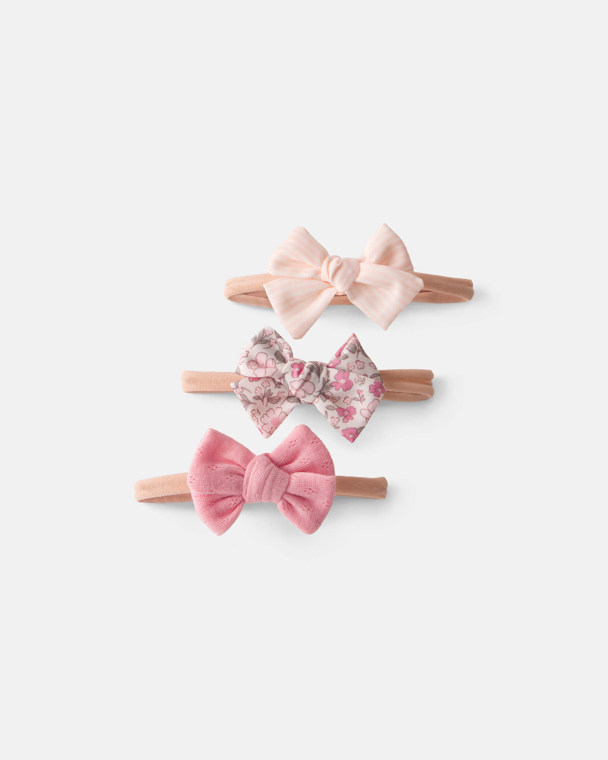 Baby Girl 3-Pack Headbands - Pink - Image 2