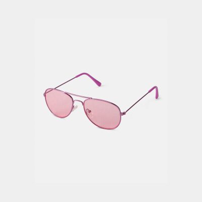 Girls Wire Sunglasses - Pink