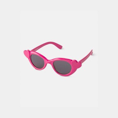 Girls Heart Sunglasses - Pink
