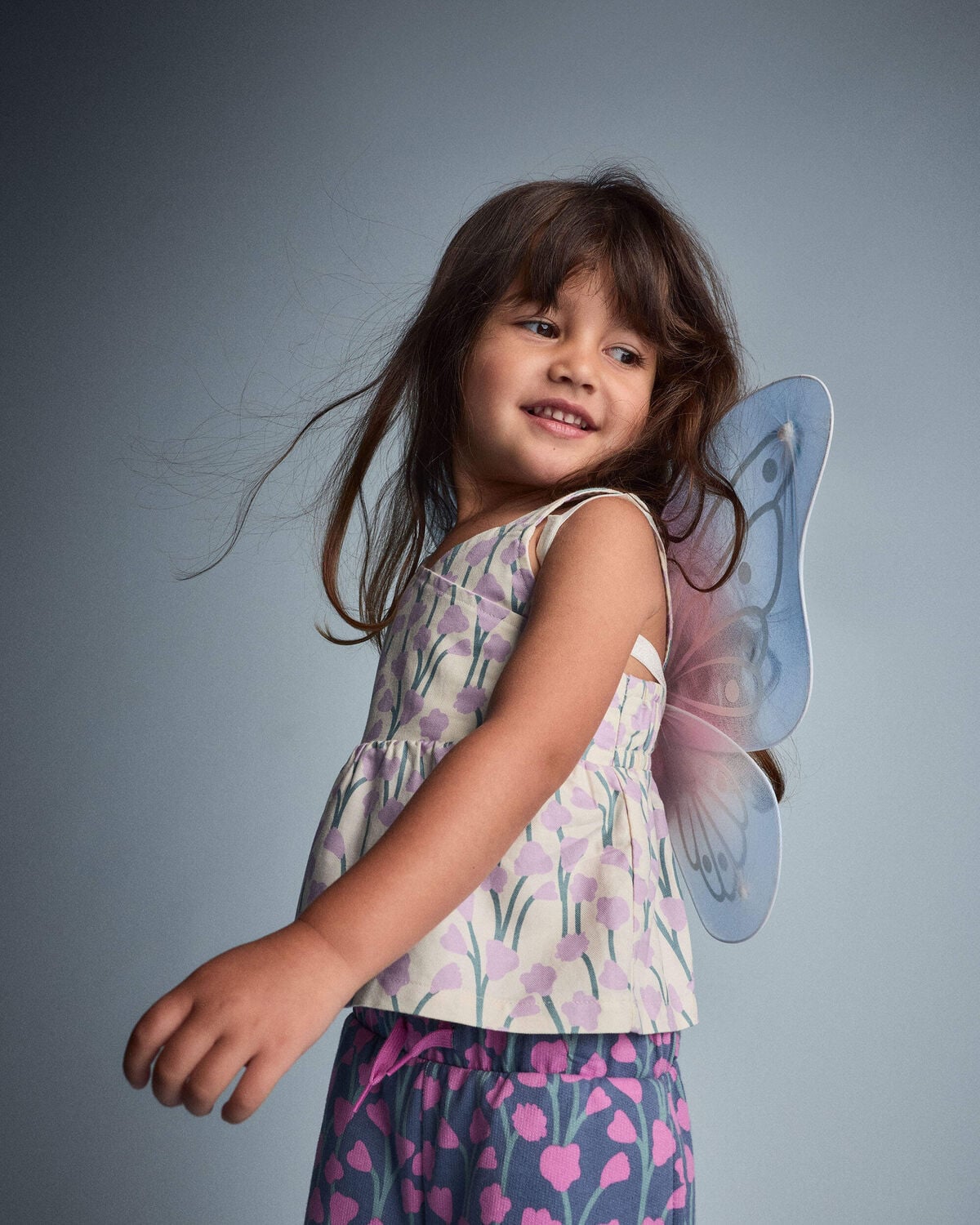 Toddler Girl Iridescent Butterfly Wings - Image 2