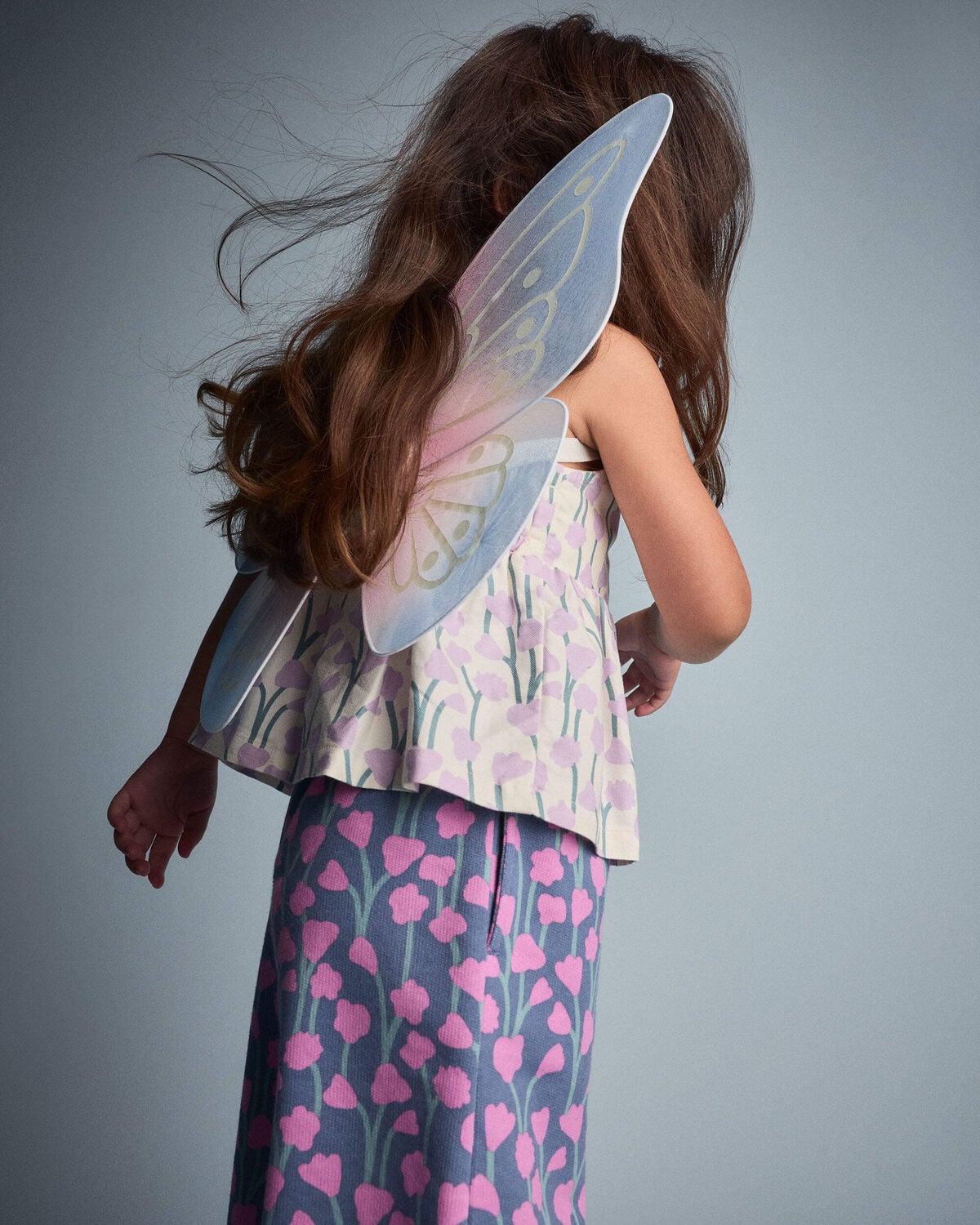 Toddler Girl Iridescent Butterfly Wings - Image 3