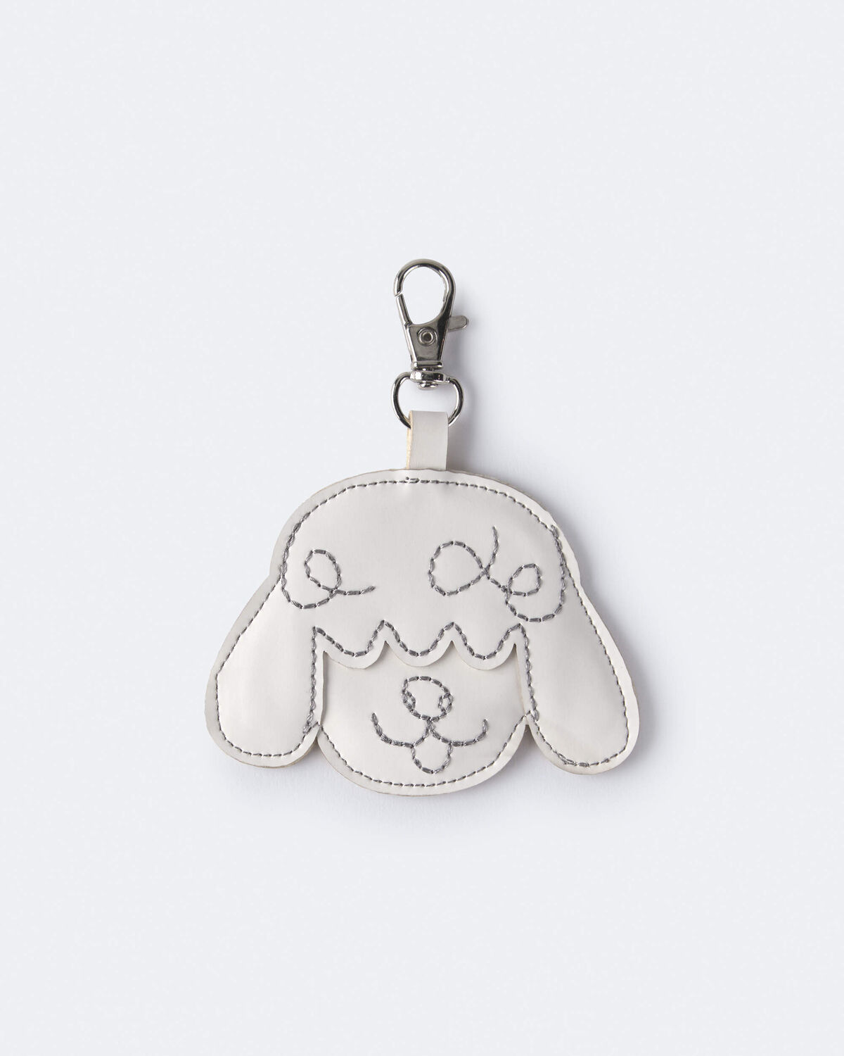 Toddler Girl Poodle Bag Charm - Cream - Image 2