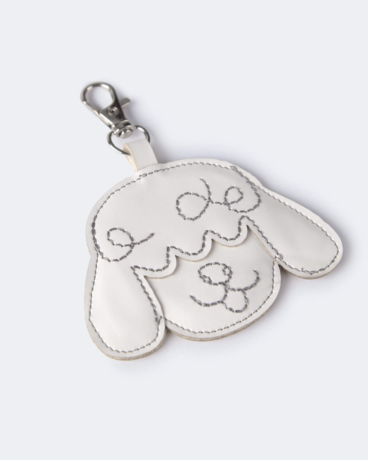 Toddler Girl Poodle Bag Charm - Cream - Image 3