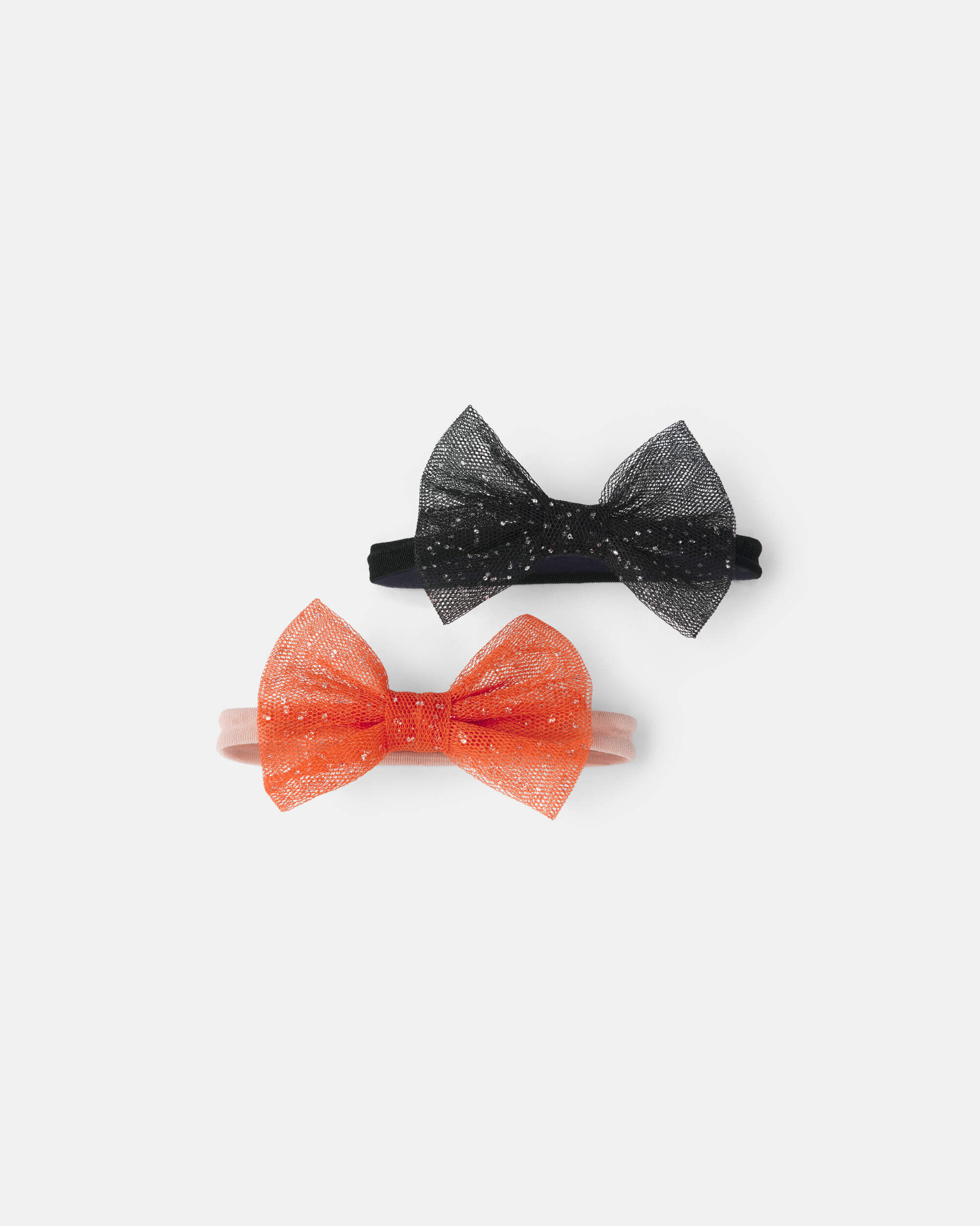 Baby Girl 2-Pack Bow Headbands - Pink - Image 5