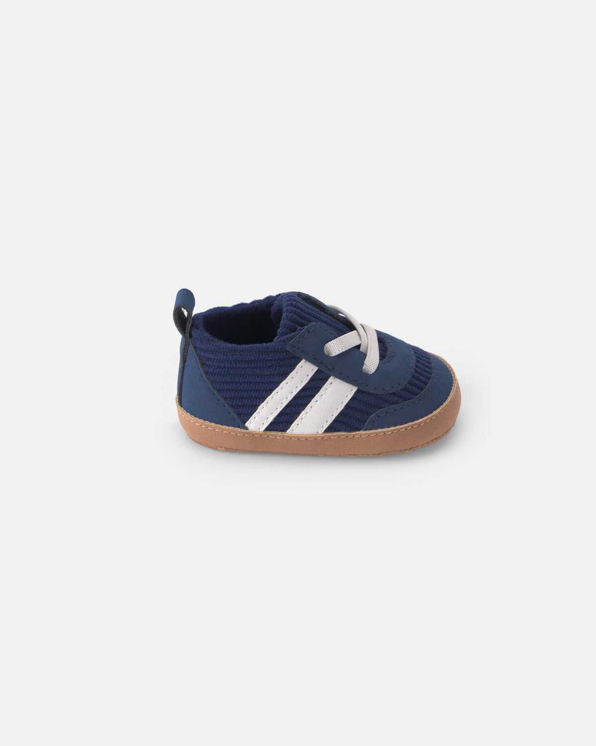 Baby Boy Striped Sneakers - Navy Blue - Image 3