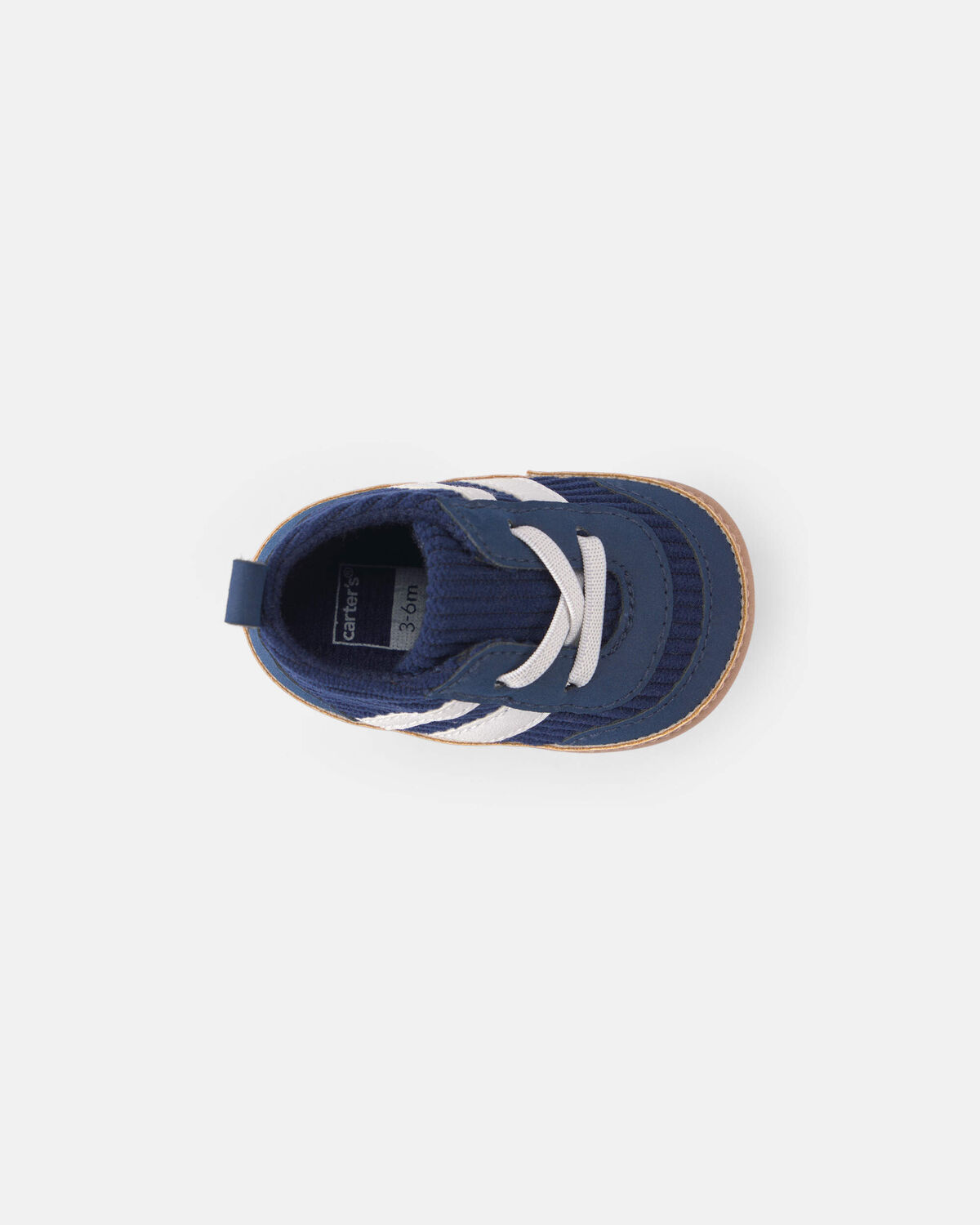 Baby Boy Striped Sneakers - Navy Blue - Image 5