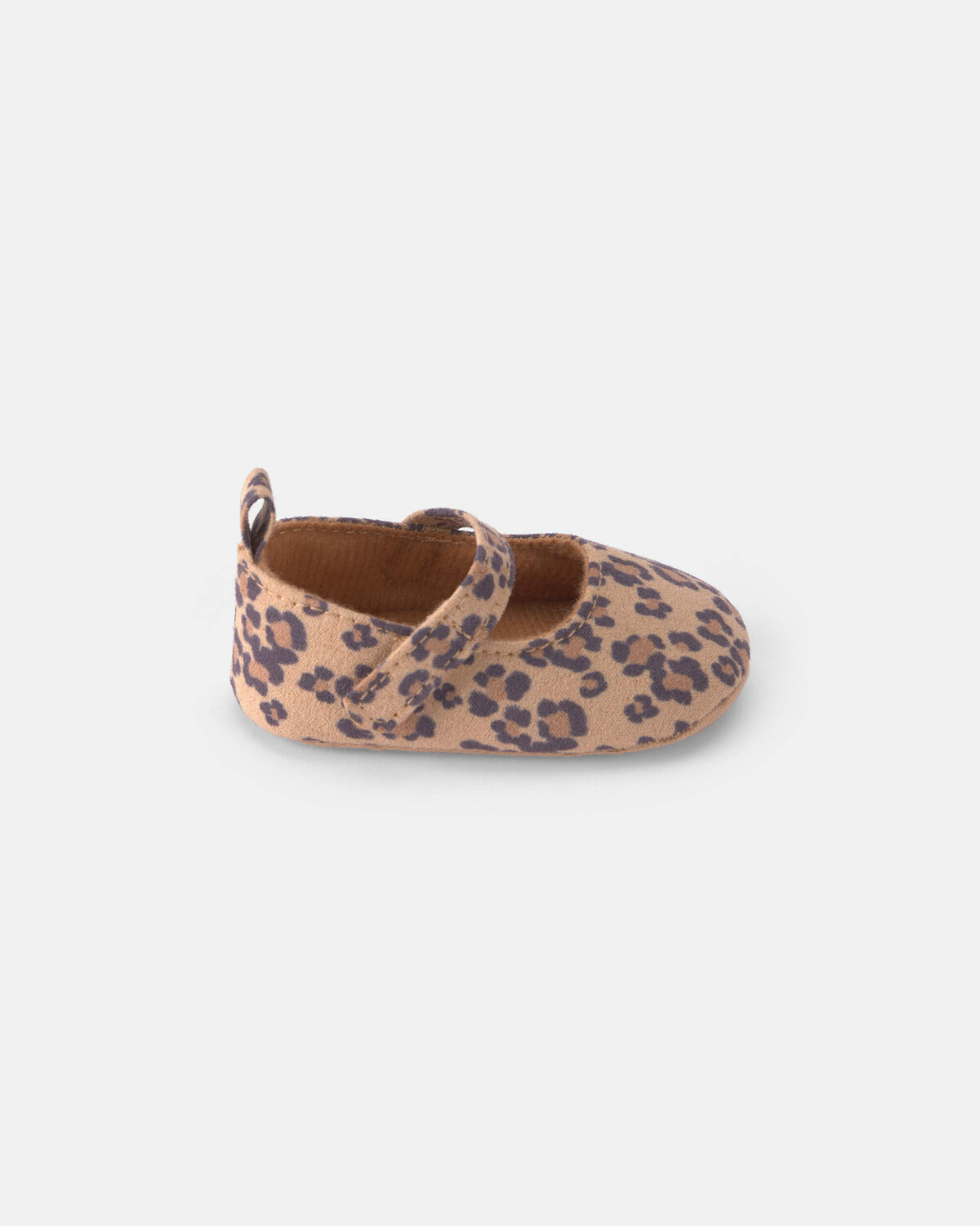 Baby Girl Cheetah Mary Jane Flats - Brown - Image 2