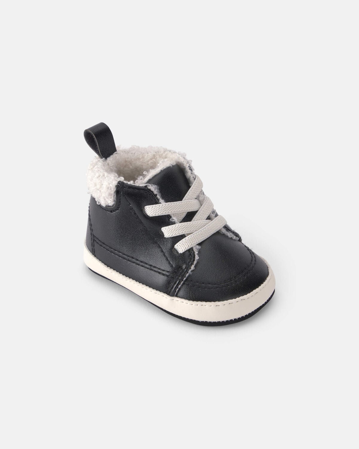 Baby Boy High Top Sneakers - Black