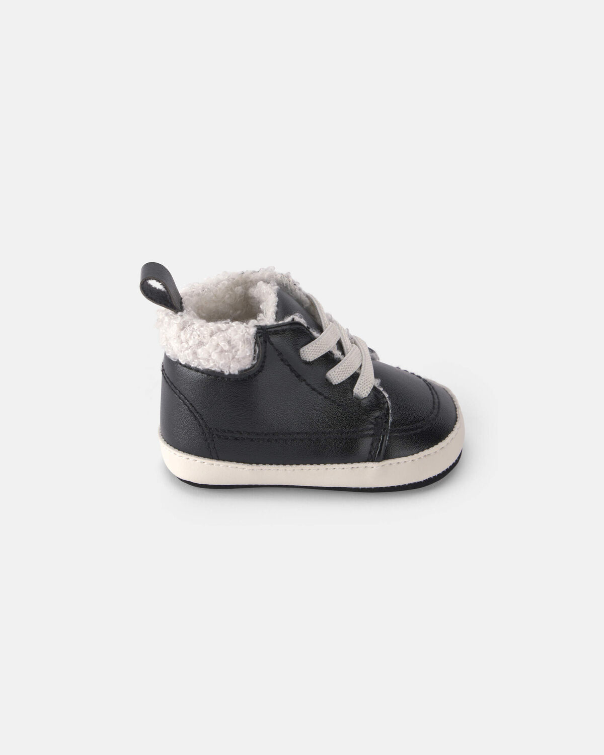 Baby Boy High Top Sneakers - Black - Image 2