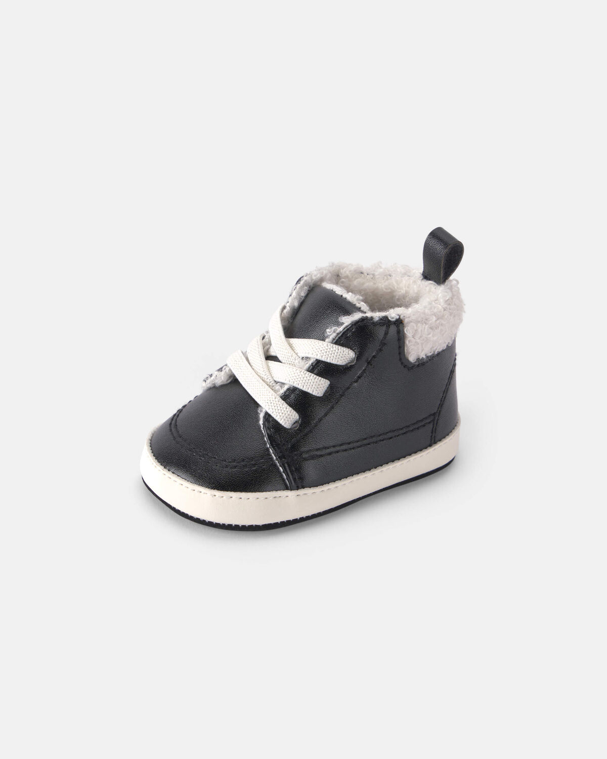 Baby Boy High Top Sneakers - Black - Image 6