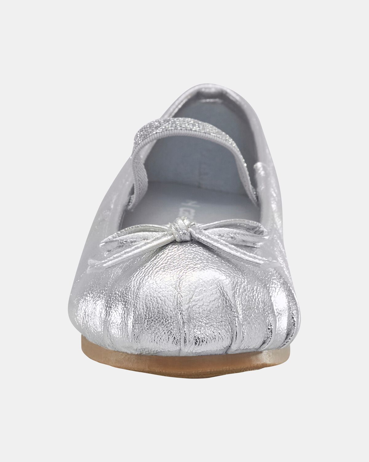 Toddler Ballet Slippers - Silver - Image 3