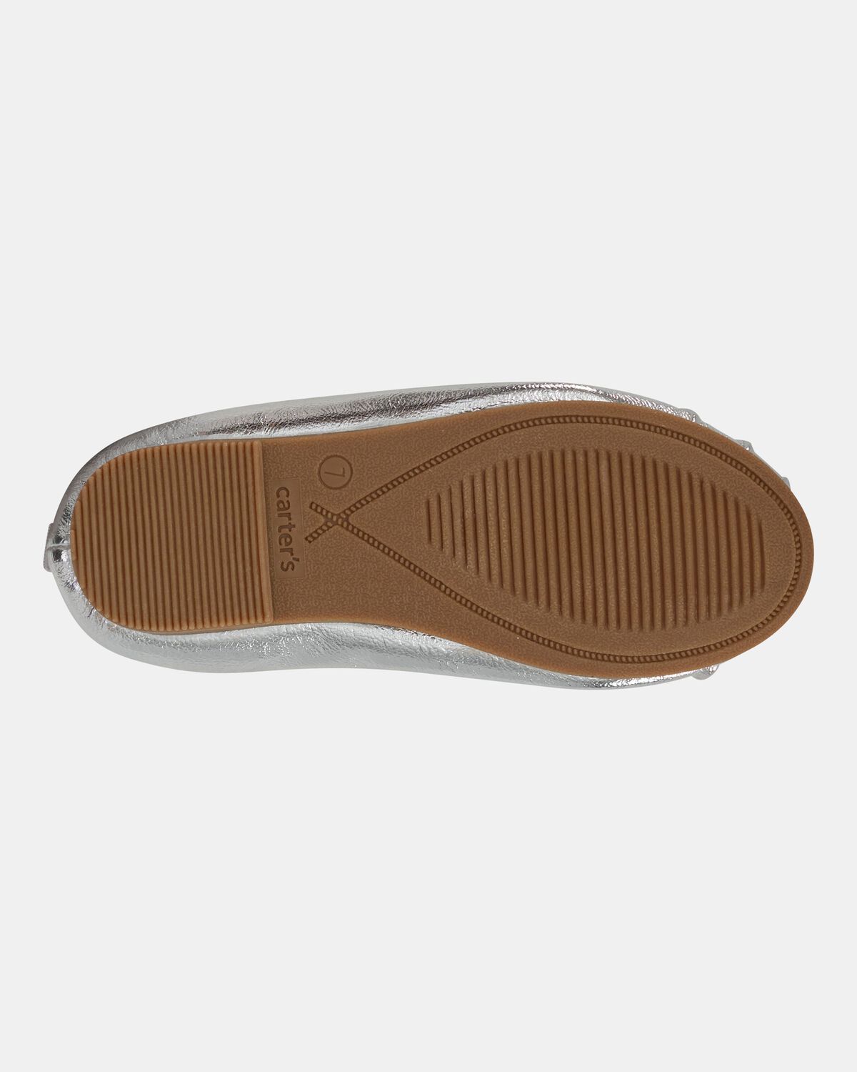 Toddler Ballet Slippers - Silver - Image 5