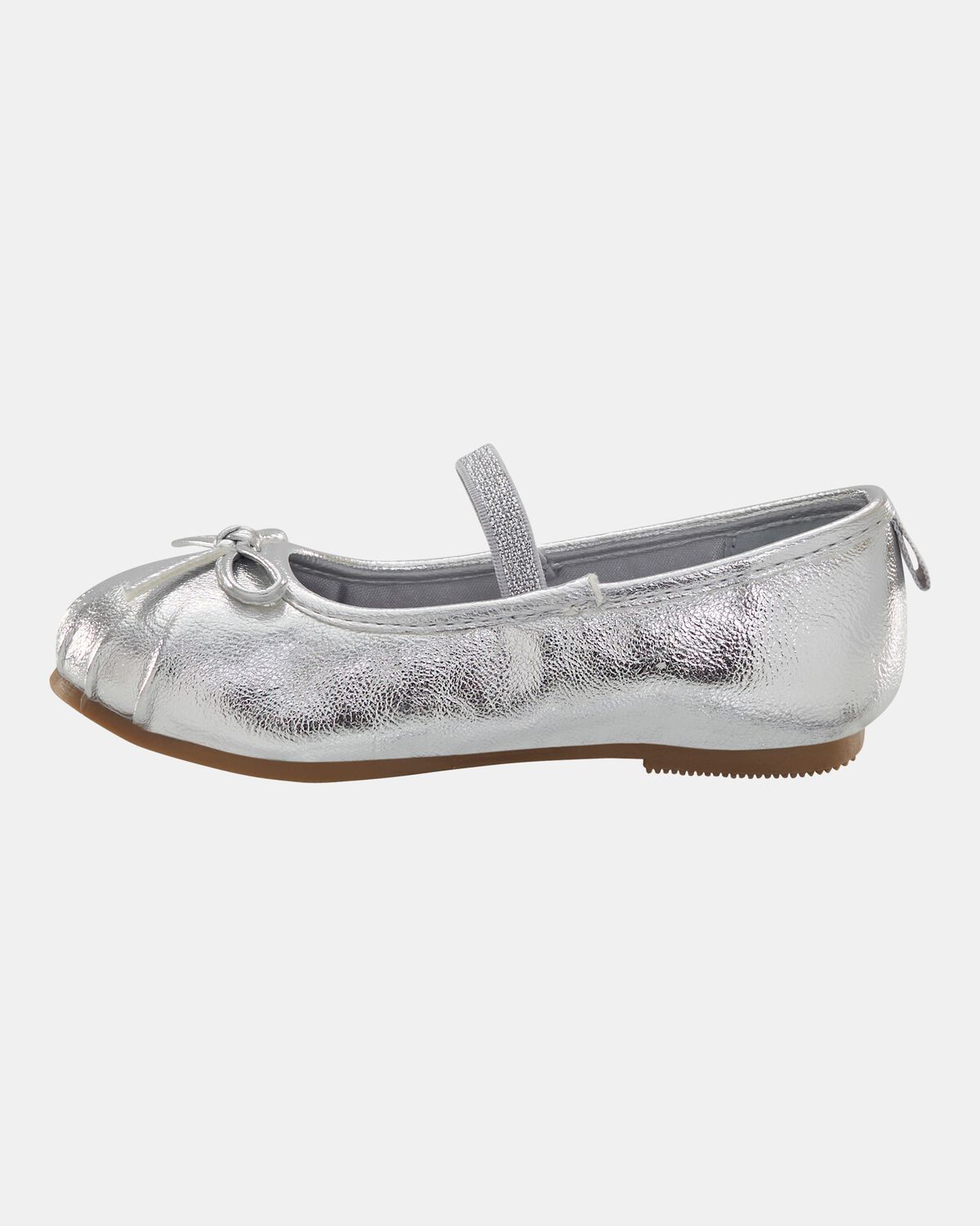 Toddler Ballet Slippers - Silver - Image 6