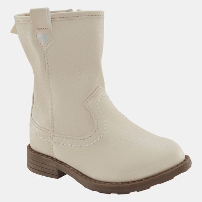 Toddler Cowgirl Boots - White
