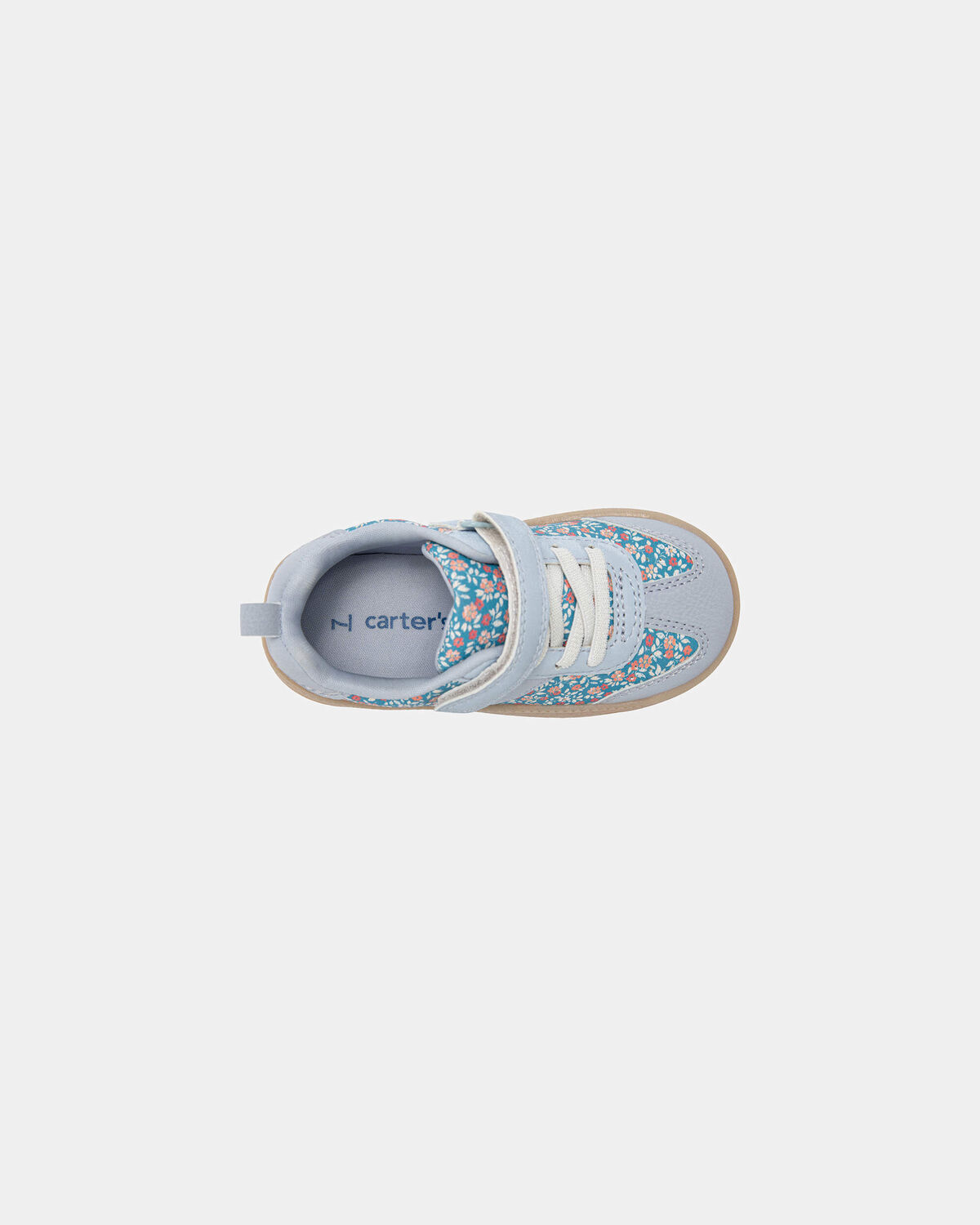 Toddler Girl Floral Casual Shoes - Blue - Image 4