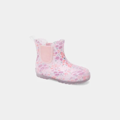Toddler Girl Floral Rainboots - Pink/Purple