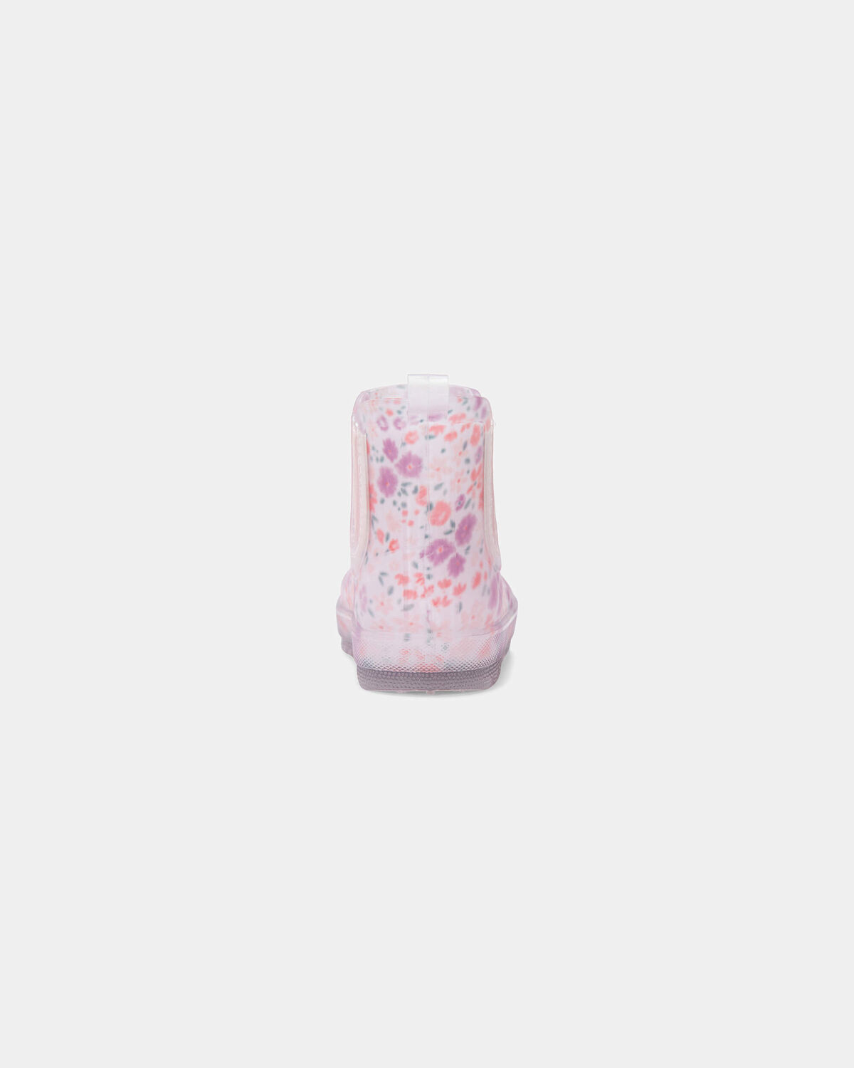 Toddler Girl Floral Rainboots - Pink/Purple - Image 3