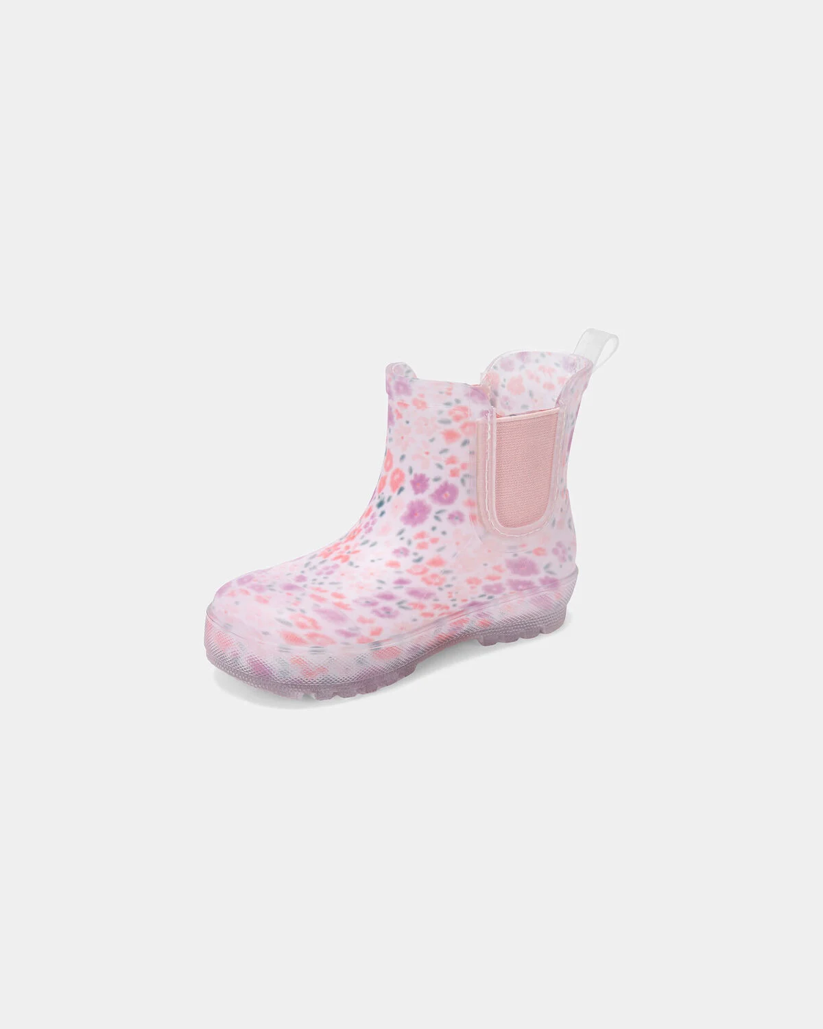 Toddler Girl Floral Rainboots - Pink/Purple - Image 6