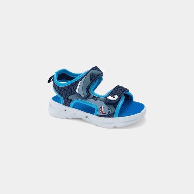 Toddler Boy Shark Light Up Sandals - Blue