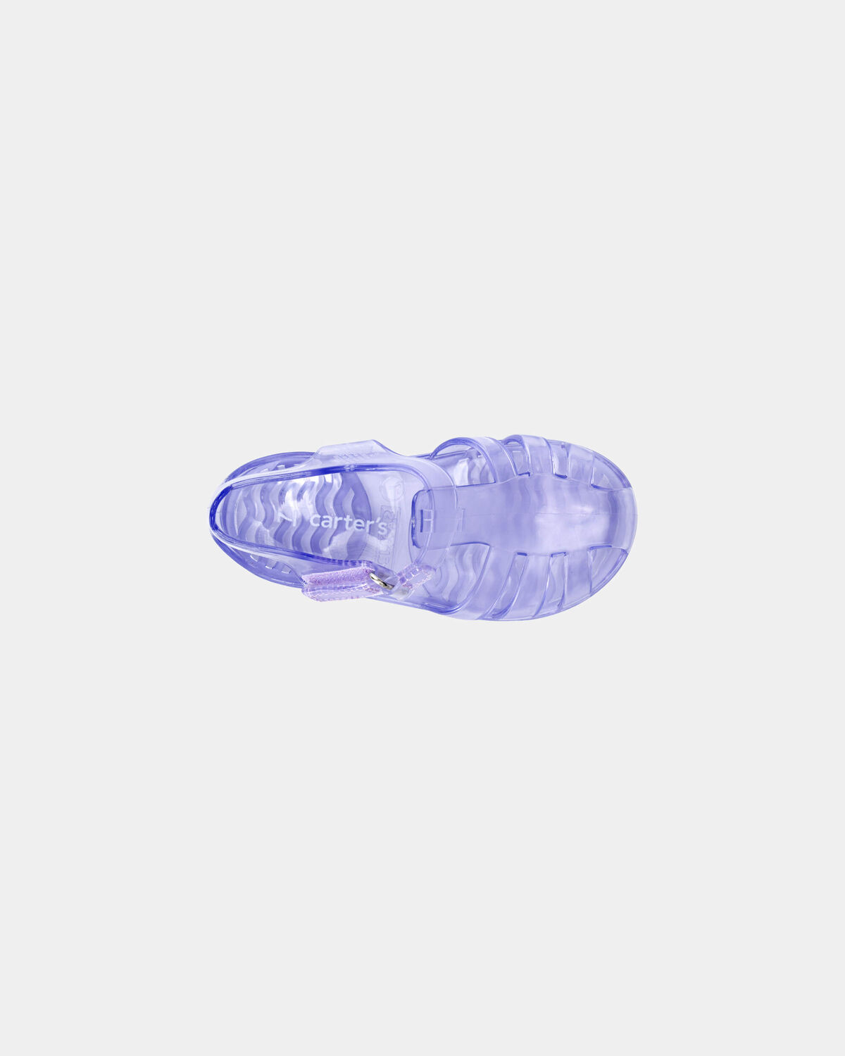 Toddler Girl Clear Sandals - Purple - Image 4