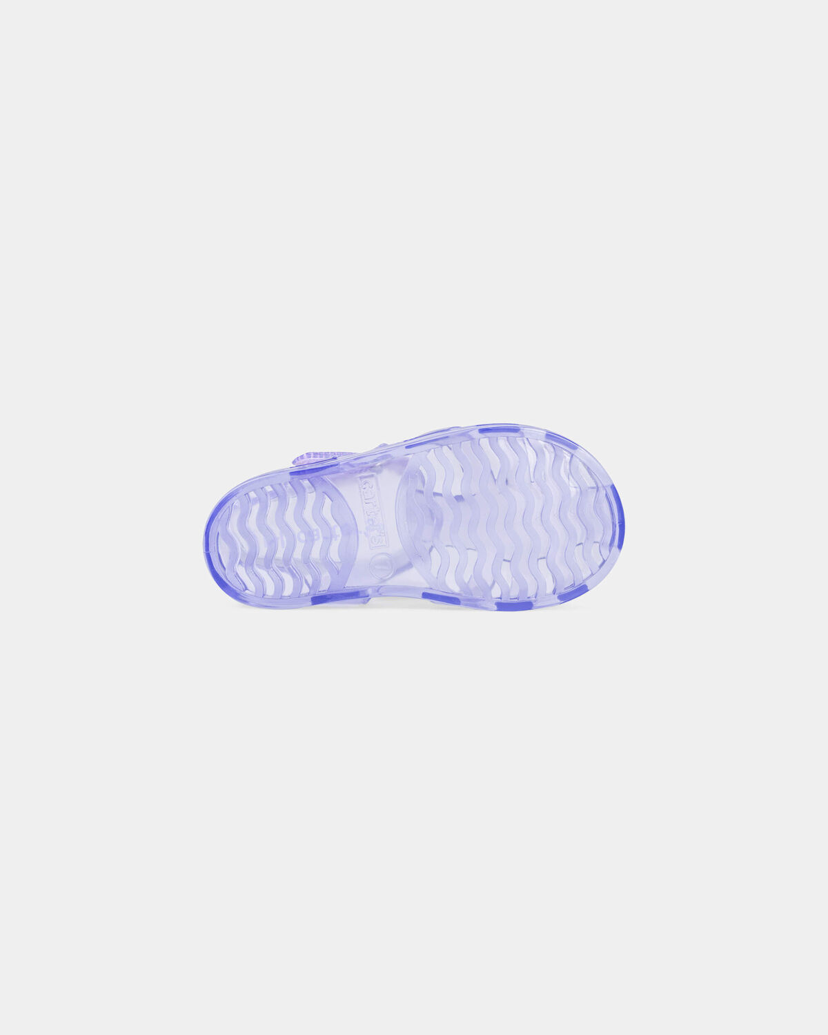 Toddler Girl Clear Sandals - Purple - Image 5
